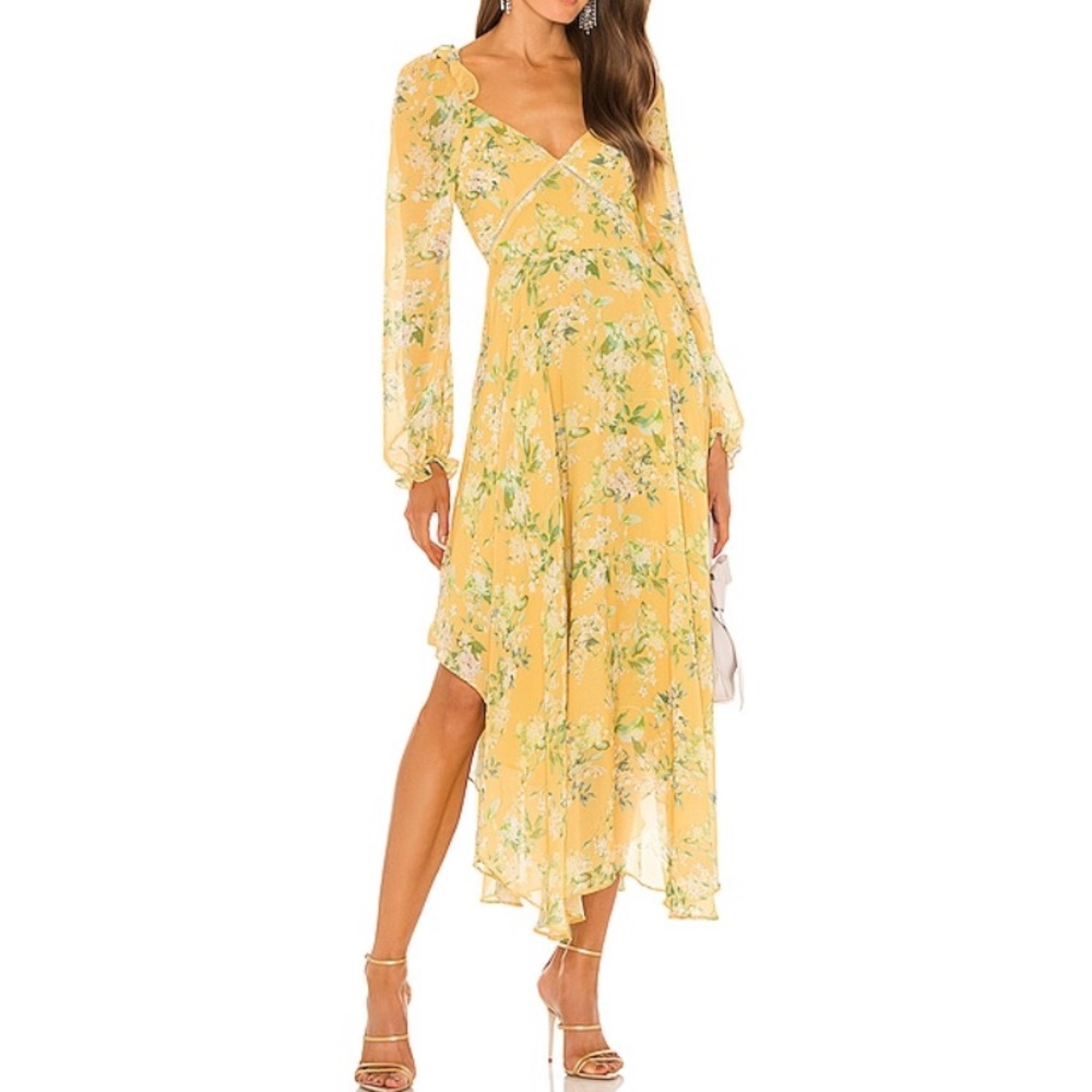 REVOLVE Georgia Dress by Sau Lee in Yellow